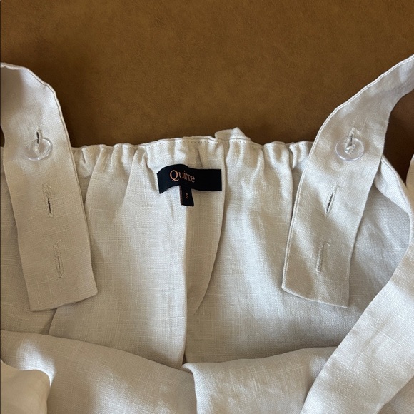 Quince 100% European Linen Square Neck Tank in “Sand” NWOT - Picture 2 of 5